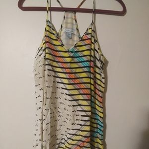 Silk racer back dress